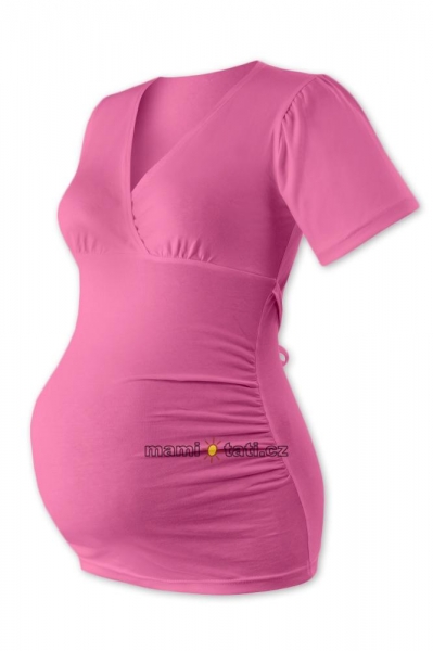 Těhotenská tunika VERONA - růžová