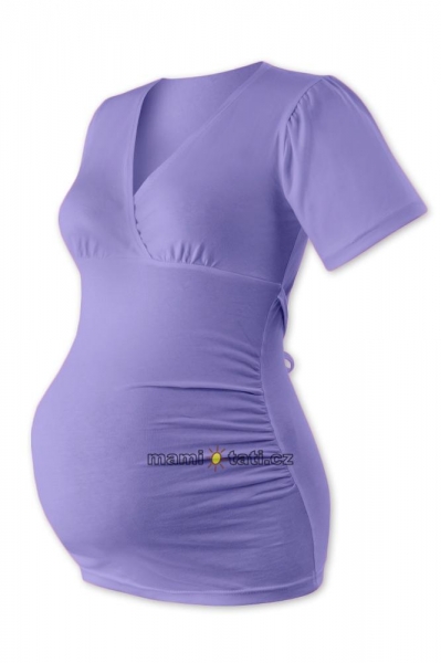 Těhotenská tunika VERONA - šeříková