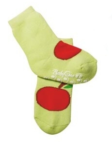 Bavlněné froté ponožky Baby Ono 6-12m ABS  -  Zelené Jablíčko