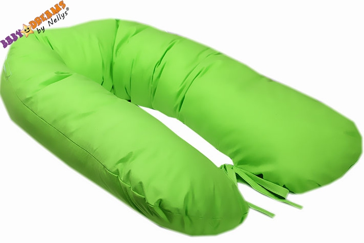 Potah na kojící polštář - relaxační podušku Nellyska Multi - zelený