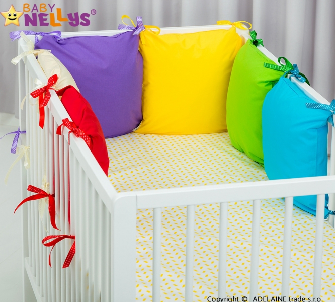 Mantinel BE LOVE Baby Nellys ® - polštářkový s povlečením vzor č. 1001