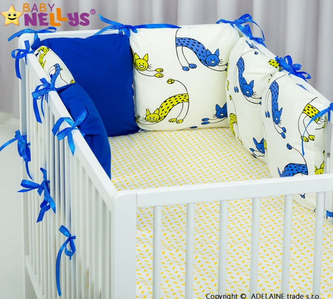 Mantinel BE LOVE Baby Nellys ® - polštářkový s povlečením vzor č. 1023