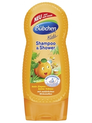 Bübchen dětský šampón a sprchový gel Meruňka -  230ml
