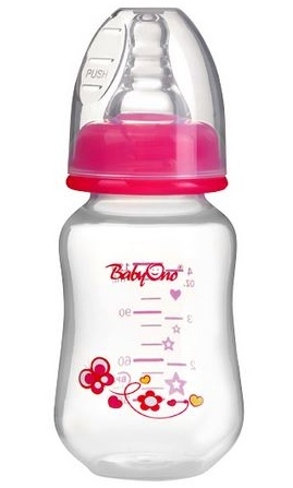 Antikoliková lahvička Baby Ono - růžová