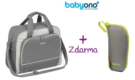 Taška ke kočárku BASIC + dárek zdarma Termobox - šedá