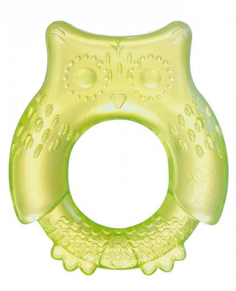 Kousátko vodní, chladící Canpol Babies - Sovička zelená