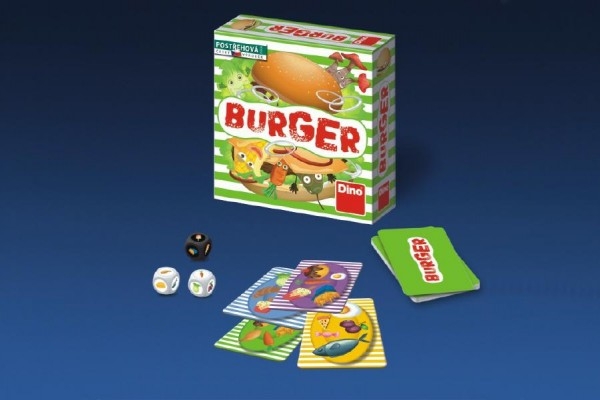Burger společenská hra malá v krabici