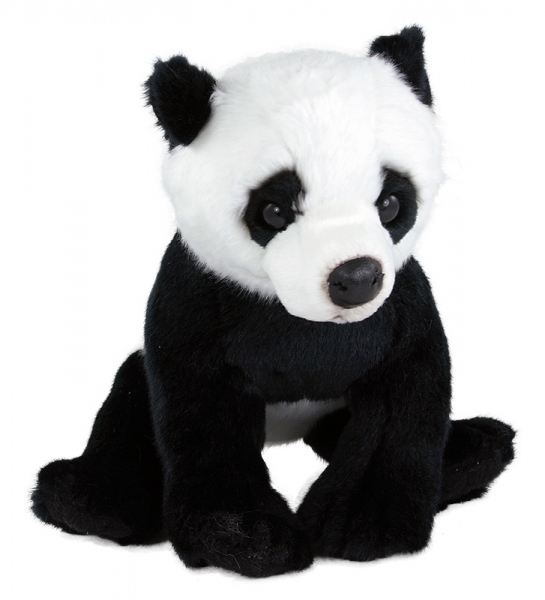Plyšová panda sedící, 20 cm
