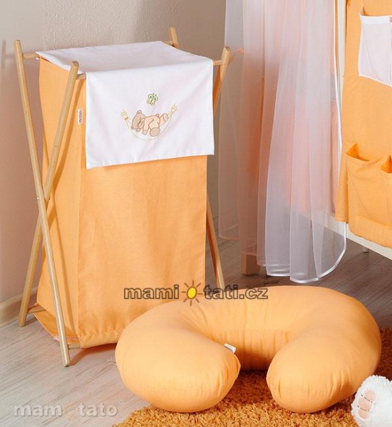 Luxusní praktický koš na prádlo - HOUPAČKA oranžová