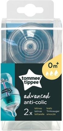 Silikonová savička Tommee Tippee Advanced 0 +, 2 ks