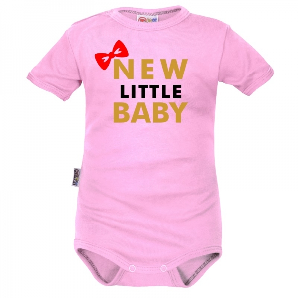 Body krátký rukáv Dejna New little Baby - Girl, růžové, vel. 74