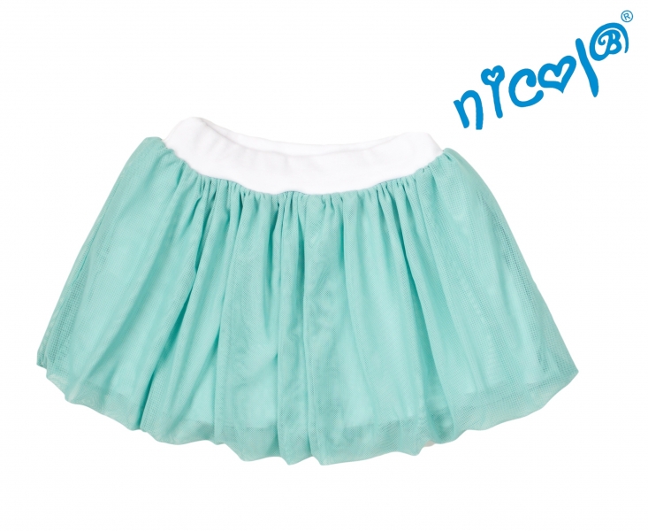 Dětská sukně Nicol,Mořská víla - zelená vel. 98