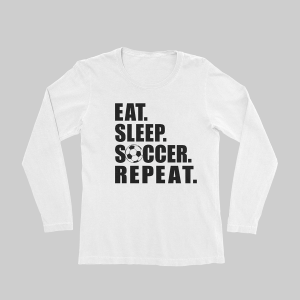 KIDSBEE Chlapecké bavlněné tričko Soccer - bílé, vel. 116