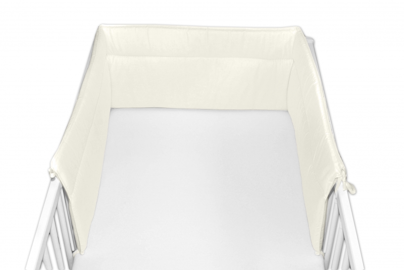 Baby Nellys Mantinel do postýlky 30x180 cm - smetanový