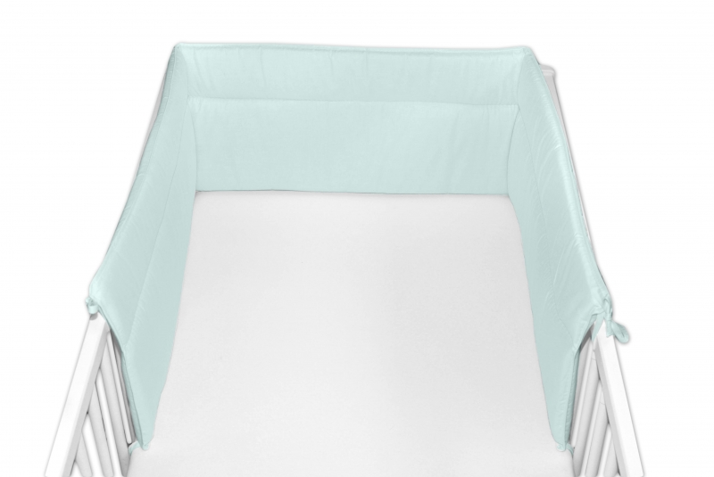 Baby Nellys Mantinel do postýlky 30x180 cm - mátový