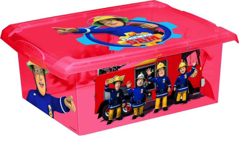 Keeeper Box Fireman Sam 10 l - červený