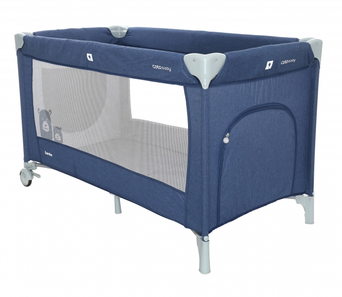 Coto Baby Cestovní postýlka Samba - Jeans / Melagne