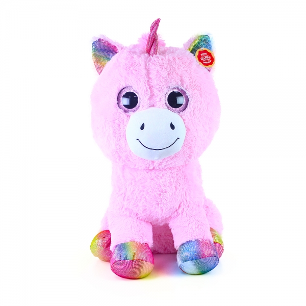 Velký plyšový jednorožec Candy 58 cm