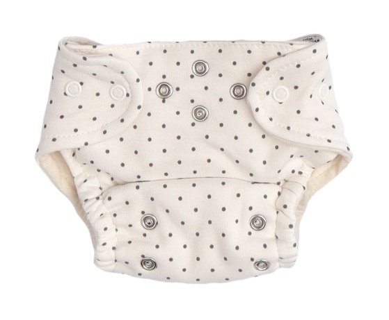 Mamatti Látková plenka EKO sada - kalhotky + 2 x plenka, vel. 5 - 14 kg, Dots, Velikost: 5 - 14 kg