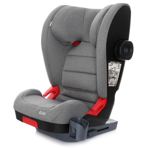 Autosedačka 15 - 36 kg Isofix Coto Baby BARI 2020  - light grey