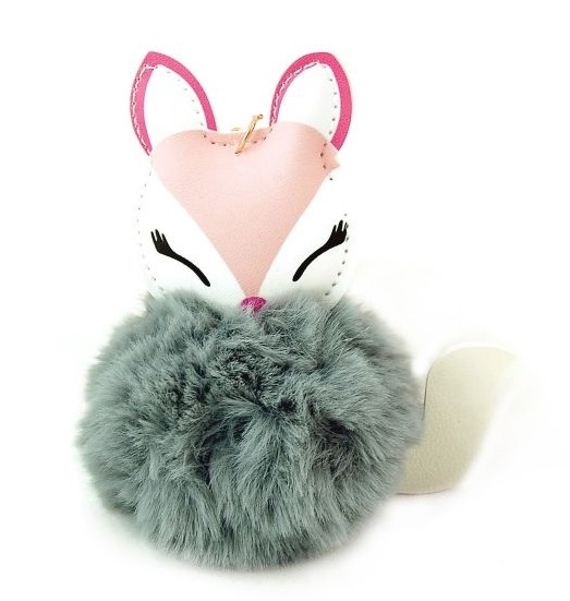 Adam toys, Klíčenka s šedou bambulkou - liška