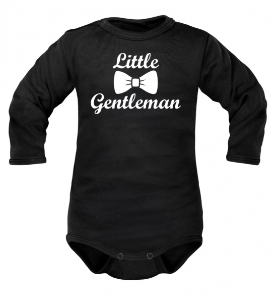 Body dlouhý rukáv vel. 80, Dejna Little Gentleman - černé