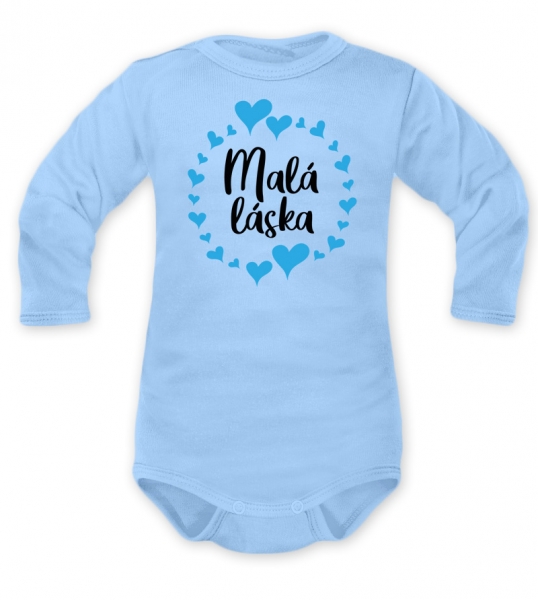 Body dlouhý rukáv Dejna Malá Láska, modré, vel. 80