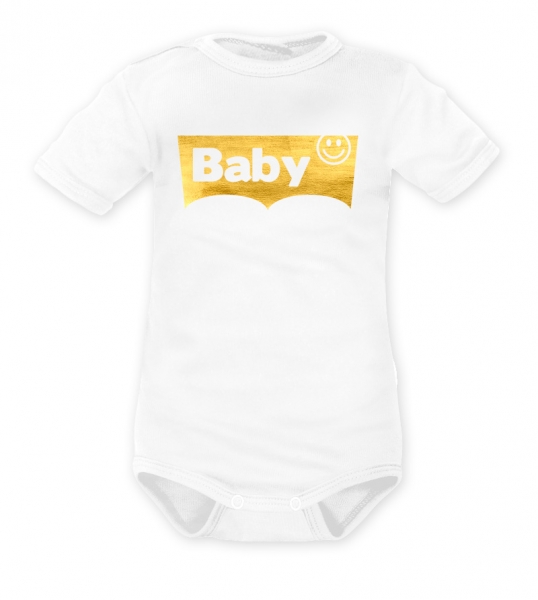DEJNA Body krátký rukáv Baby - bílé, vel. 68, Velikost: 68 (3-6m)