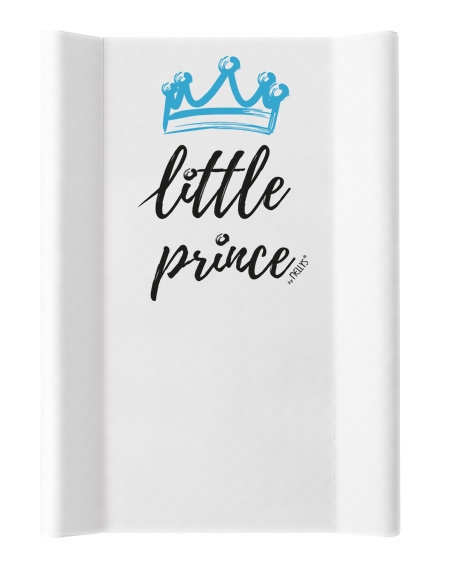 NELLYS Přebalovací podložka , měkká, vyvýšené boky, Little Prince, 50 x 70cm, bílá