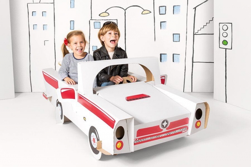 Dětské kartonové auto Cabrio Tektorado