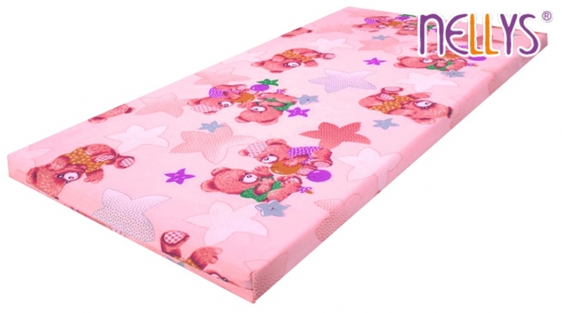 Pěnová (molitanová) matrace 120x60cm - dívčí barvy,různé motivy