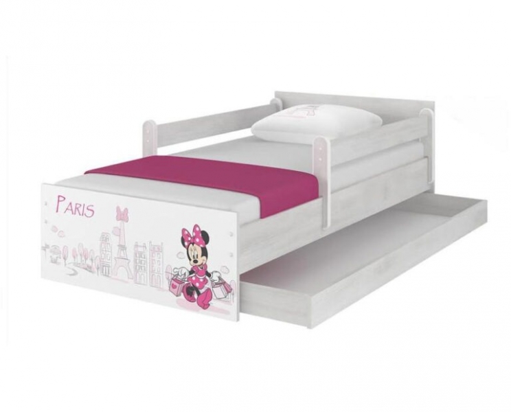 BabyBoo Dětská junior postel Disney 180x90cm - Minnie Paris