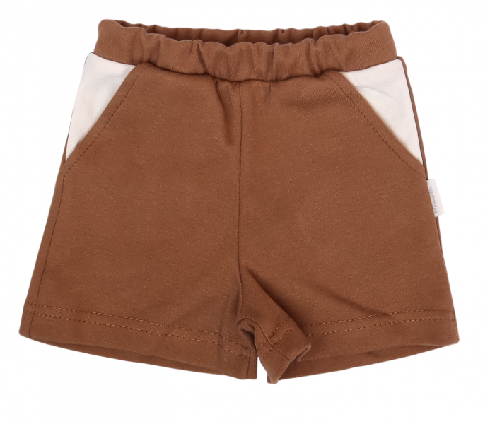 Mamatti Bavlněné kraťásky Králíček - hnědé, vel. 80