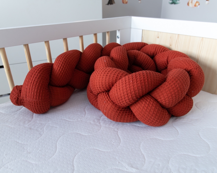 Baby Nellys Mantinel pletený cop Vafel, Motýlci, 220 x 16 cm