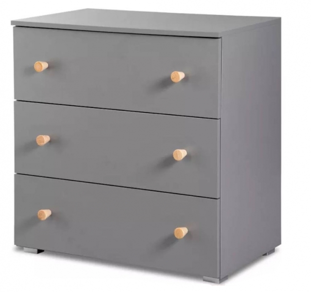 Klups Přebalovací komoda Paula -  grafit