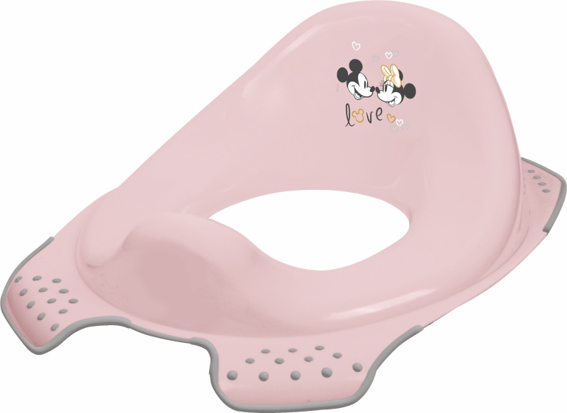 Keeeper Adaptér - treningové sedátko na WC - Minnie Mouse, pudrově růžové