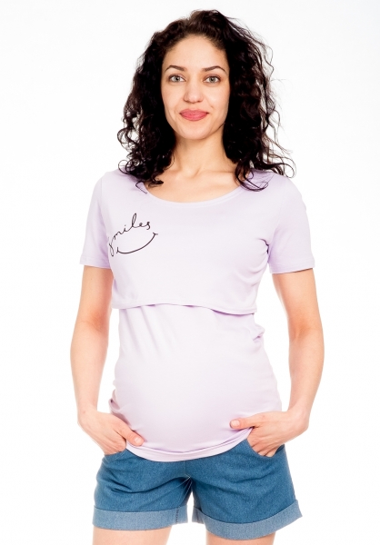 Be MaaMaa Těhotenské kraťasy Jeans - sv. modrá, vel. M