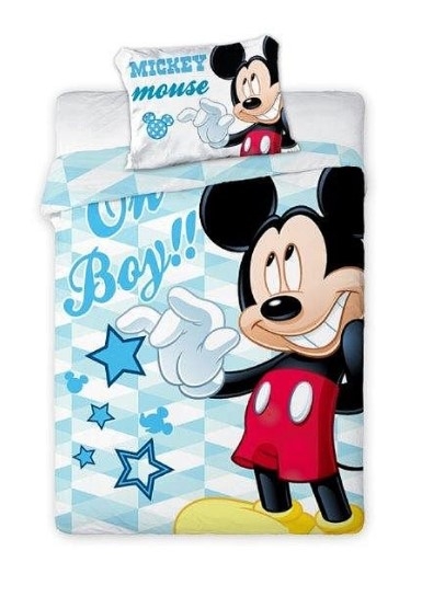 Faro Bavlněné dětské povlečení Mickey Mouse, On Boy, 135x100 cm, Velikost: 135x100