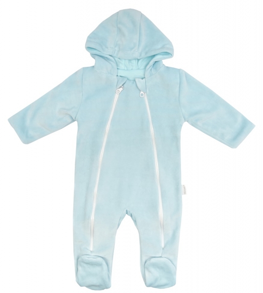 Mamatti Kojenecký overal VELVET, Bear - mátový, vel. 68, Velikost: 68 (3-6m)