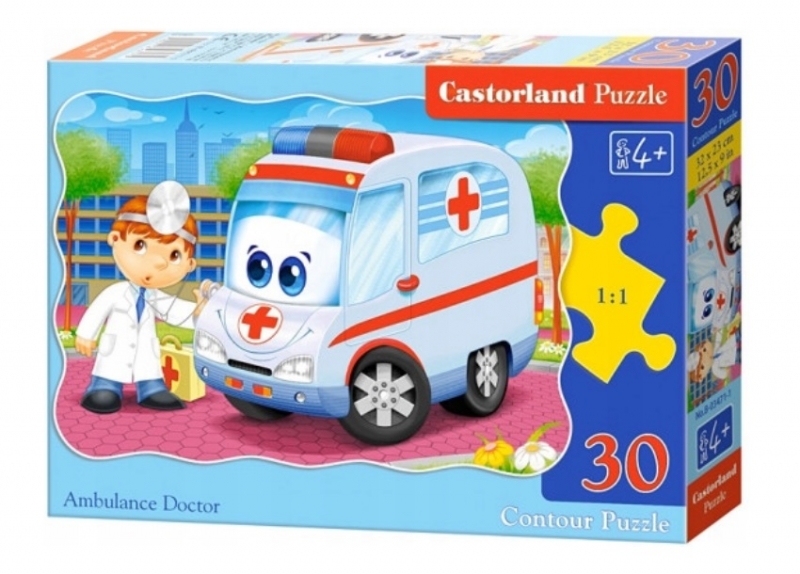 Castorland Puzzle, 30 dílků - Dokotor