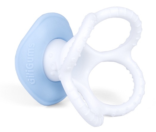 GiliGums Zklidňující silikonové kousátko Chobotnice, modré