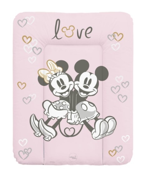 Ceba Baby Přebalovací podložka měkká 50x70cm Disney Minnie & Mickey, růžová