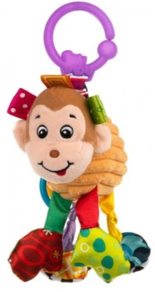 Bali Bazoo Závěsná hračka do kočárku Opice Maggie s vibrací, hnědá
