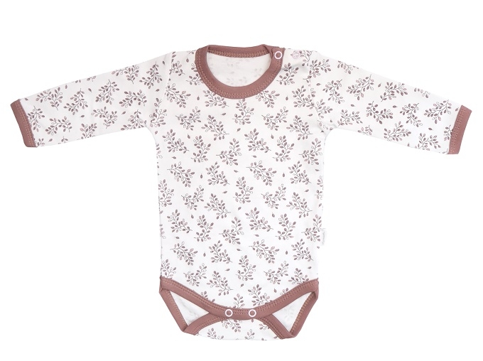 Mamatti Kojenecké body dlouhý rukáv, Happy - bílá s potiskem, vel. 74, Velikost: 74 (6-9m)
