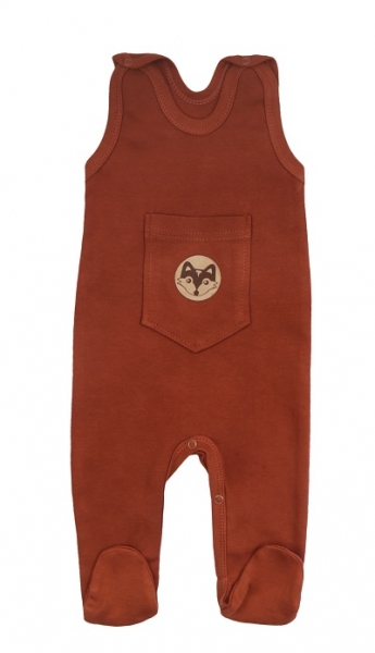 Mamatti Kojenecké dupačky Baby Fox - hnědé, vel. 74