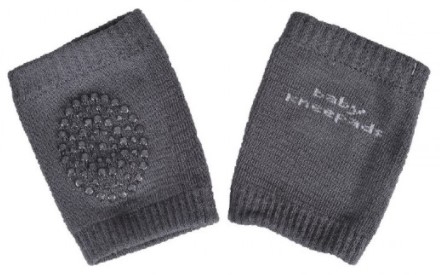 Cangaroo Dětské nákolenky Itsy Bitsy - dark grey, 6 - 36 m, 2ks
