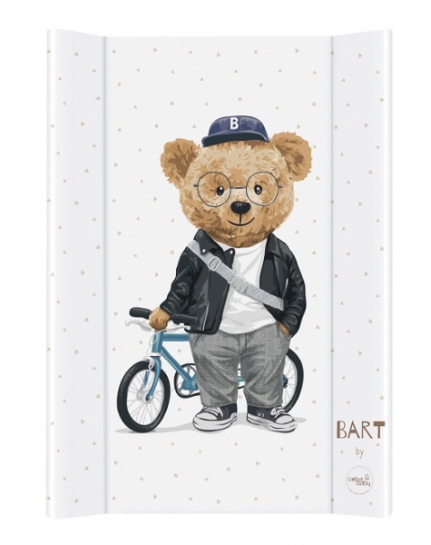 Ceba Baby Přebalovací podložka Comfort Fluffy Puffy Bart - tvrdá, 50 x 70 cm
