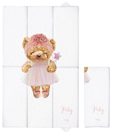 Ceba Baby Cestovní přebalovací podložka Fluffy Puffy Poly, 50 x 80 cm