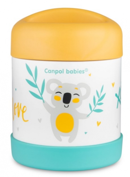 Canpol Babies Termo nádoba na potraviny 300 ml - Exotic, žlutá