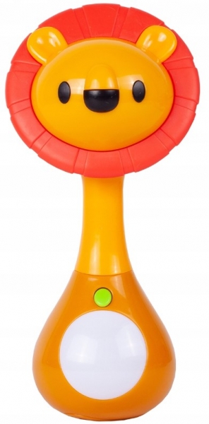 Tulimi Interaktivní hračka s melodií - Lvíček, oranžová